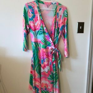 Lilly Pulitzer wrap dress
